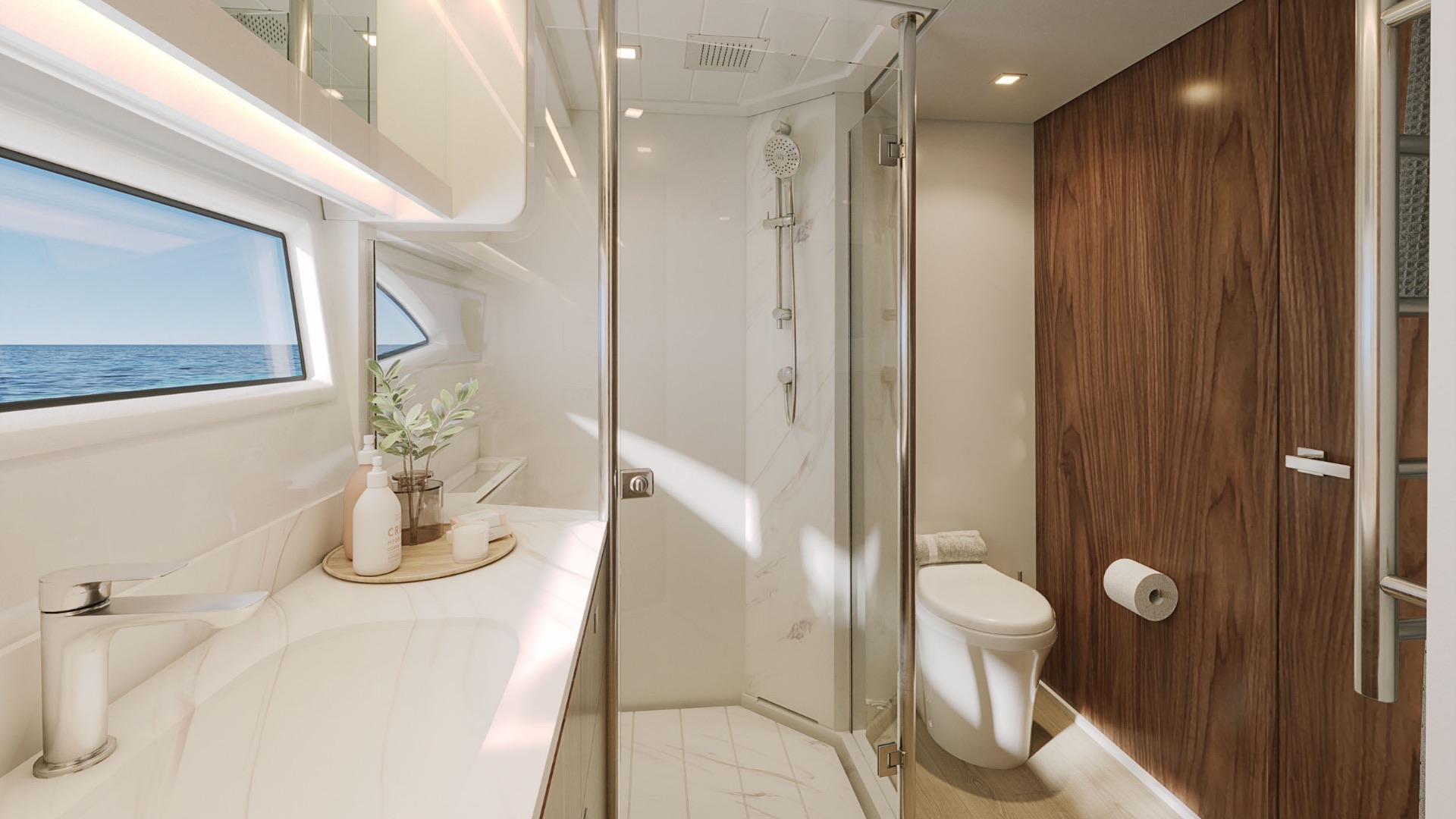 Riviera 6200 Sport Yacht master ensuite